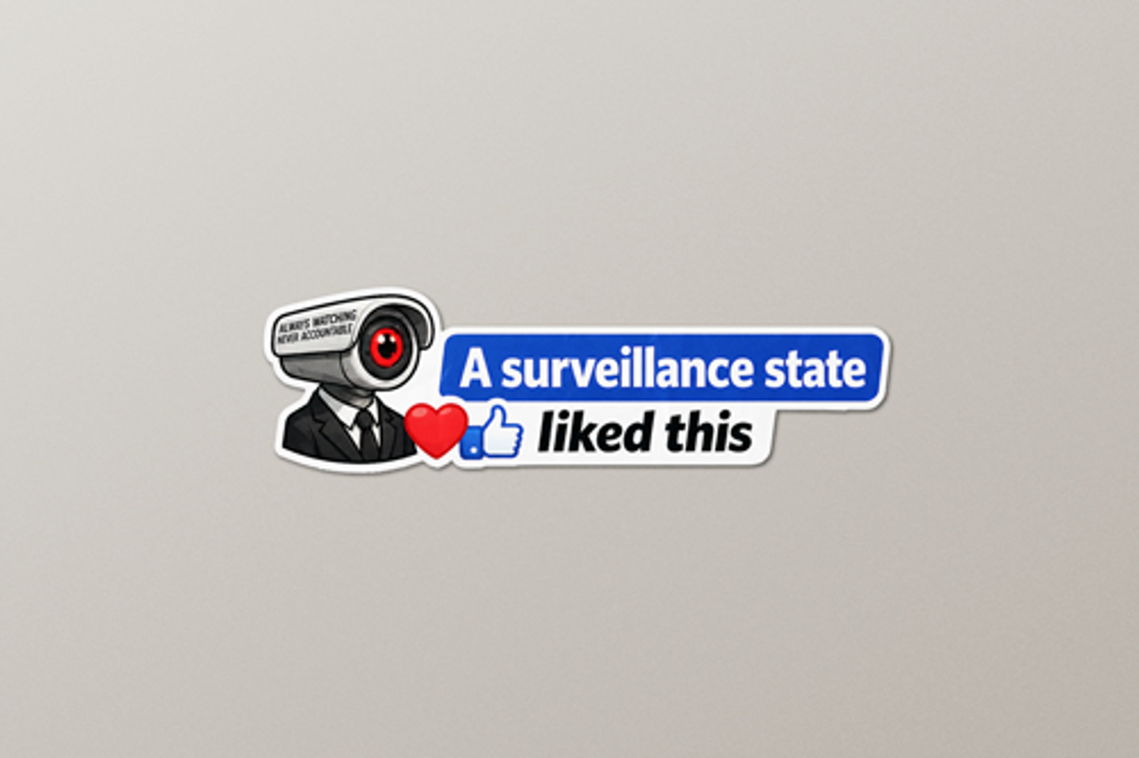 A Surveillance State Liked This Sticker 
