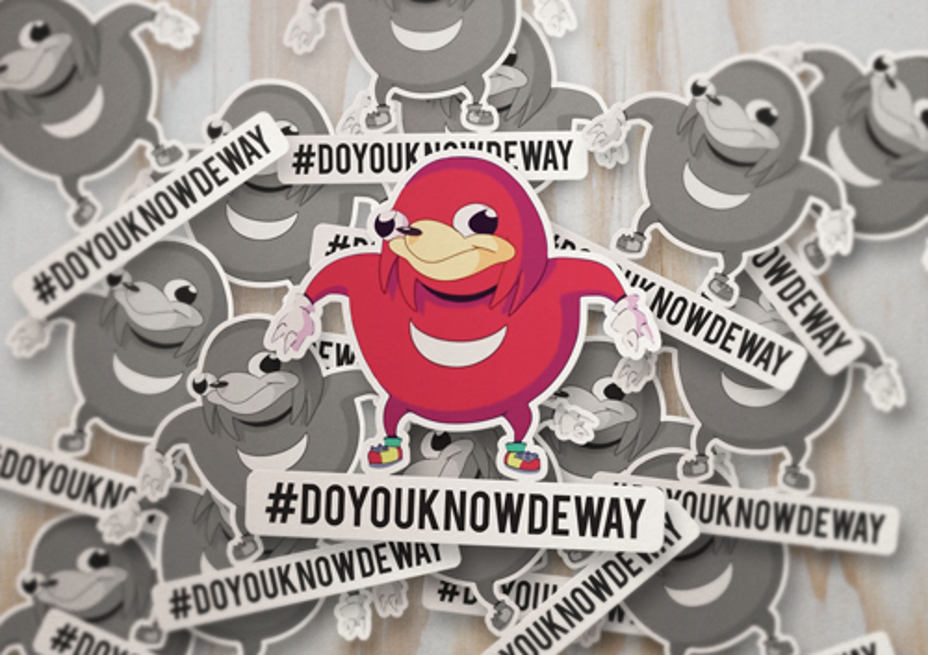 Uganda Knuckles Sticker